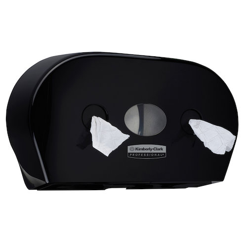 Aquarius™ 7187 Mini Twin Roll Centrefeed Toilet Paper Dispenser (AH500-BK)